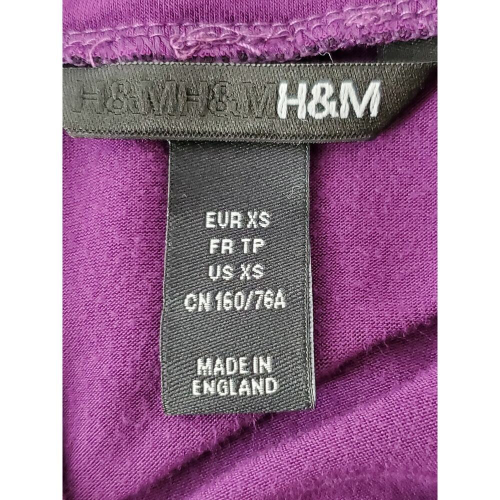 H&M Women's Purple Sleeveless Top w/ Gems Sz XS - Picture 8 of 9